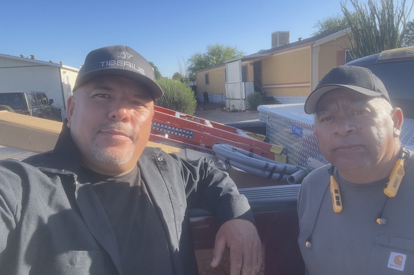 A&E Electrical Solutions crew on the job